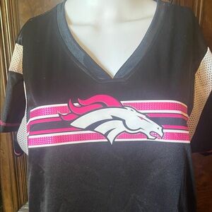 NHL Black and Pink Women's Jersey